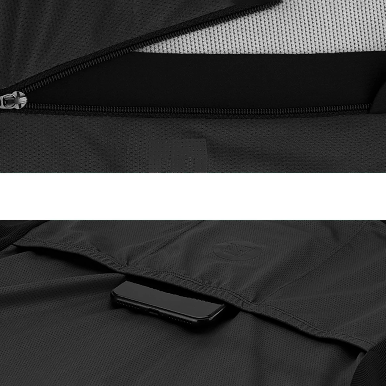 Rockbros 15120002002 trumpomis rankovėmis dviračių džersis M – juodas - Image 9