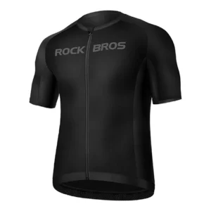 Rockbros cycling jersey 15120002003 short sleeve L - black