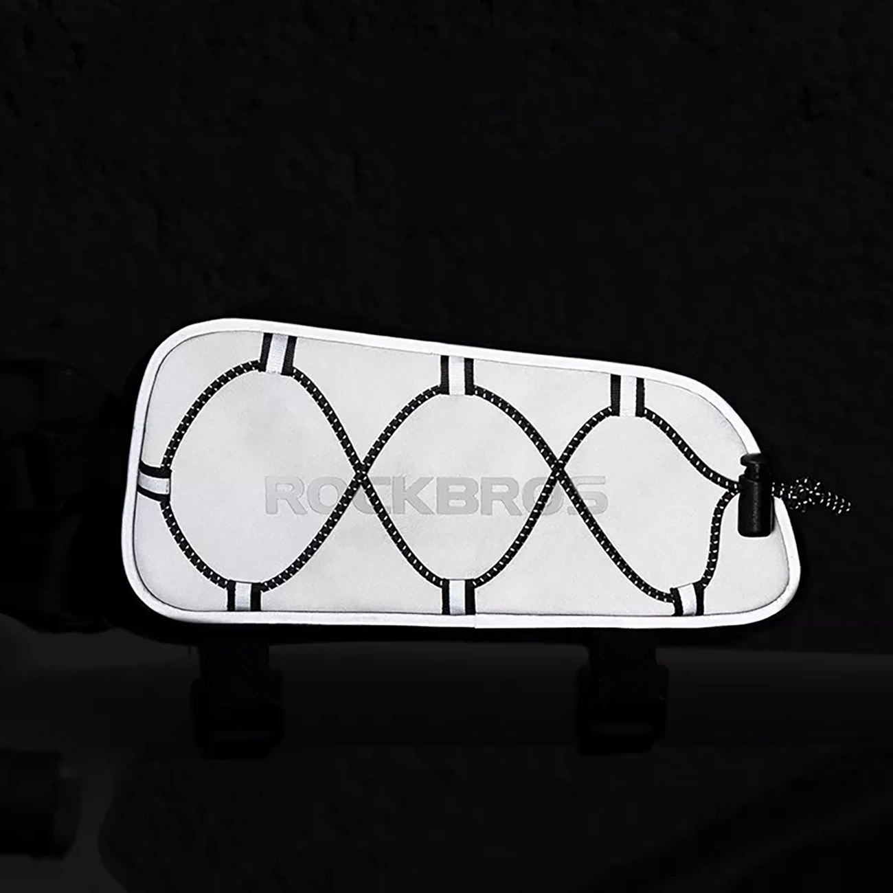 Rockbros 3012010901 dviračio rėmo krepšys 0,9 l – sidabrinis - Image 10