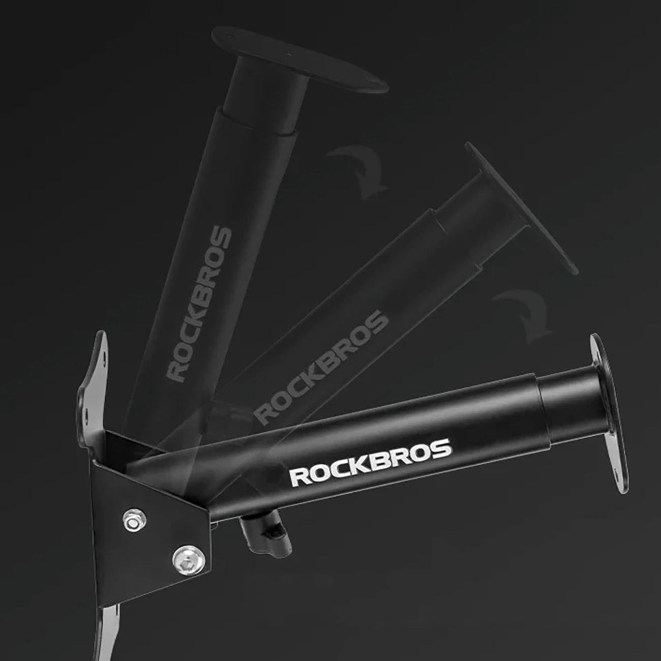 Rockbros 27210016001 sieninis dviračio kabykla – juoda - Image 7
