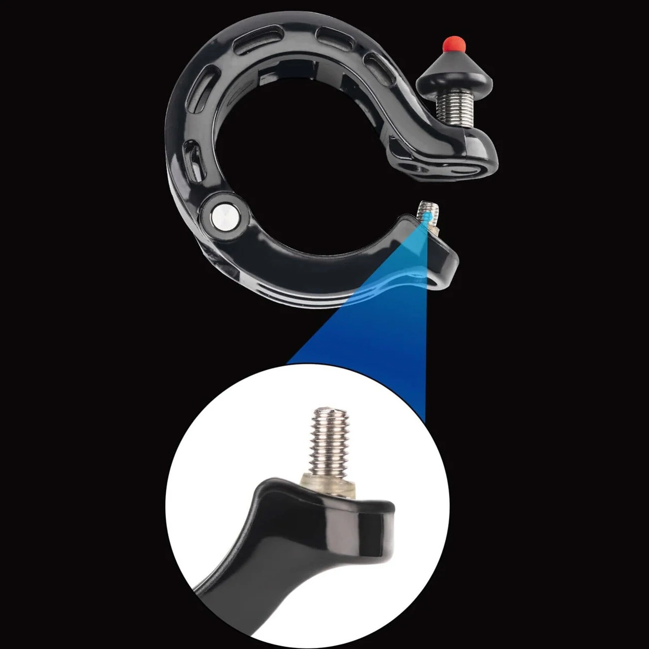 Rockbros 34210028001 Q formos dviračio skambutis – juodas - Image 7