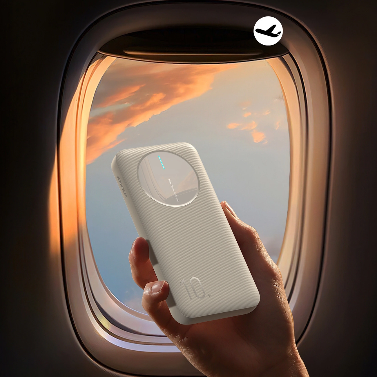 Powerbank Joyroom JR-PBF12 10000mAh 2,4A 2x USB-A 1x USB-C – baltas - Image 13