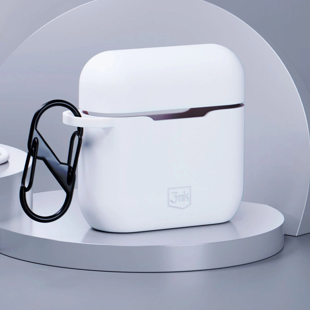 3mk silikoninis dėklas AirPods 3 – baltas - Image 2