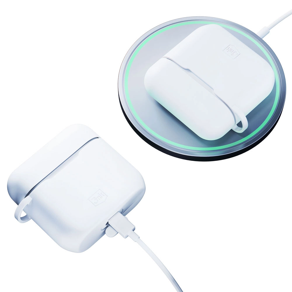 3mk silikoninis dėklas AirPods 3 – baltas - Image 7