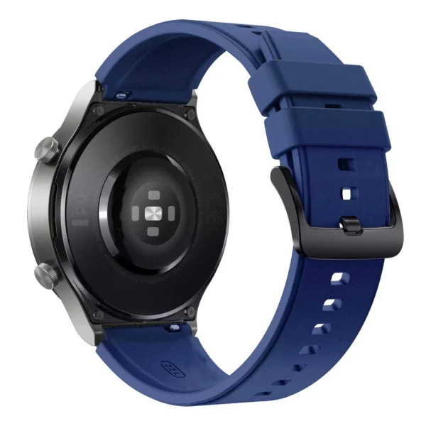 Silicone Strap for Huawei Watch GT 2 / 3 / 4 / 2 Pro / 3 Pro / 4 Pro / GT 2e - Navy Blue
