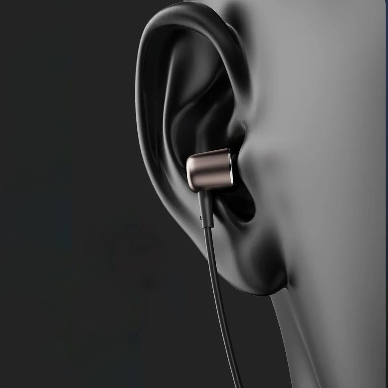Dudao X1PROT laidinės USB-C ausinės į ausis 1,2 m – juodos - Image 4