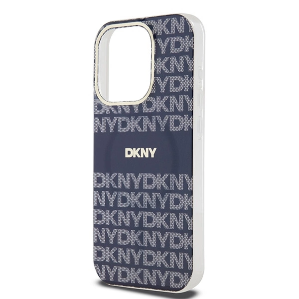 DKNY IML Mono & Stripe MagSafe dėklas iPhone 15 Pro – mėlynas - Image 6