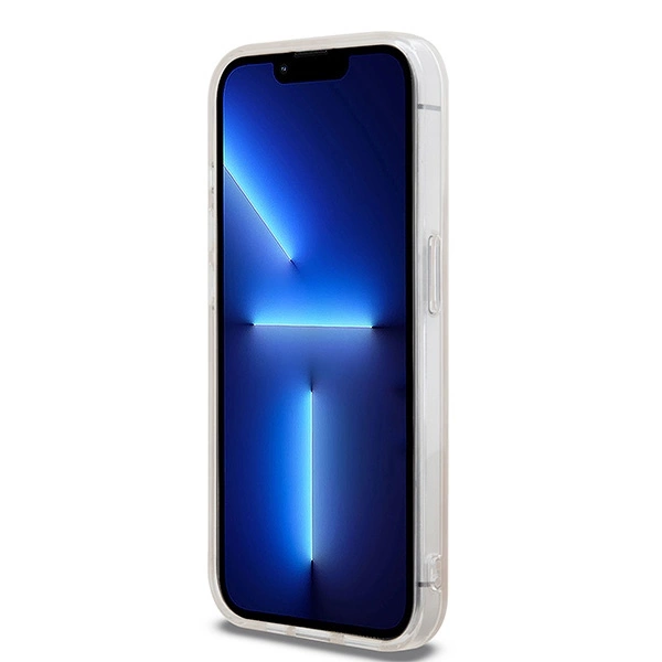 DKNY IML Checkered Mono Pattern & Printed Stripes MagSafe dėklas iPhone 15 Pro Max – rožinis - Image 5