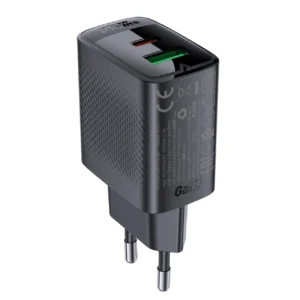 Acefast A78 Charger Network GaN USB-A / USB-C PD 20W - Black