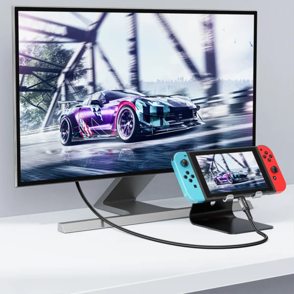 Acefast C1 USB-C/HDMI vaizdo kabelis 4K 60Hz HDR 1,8 m – juodas - Image 6