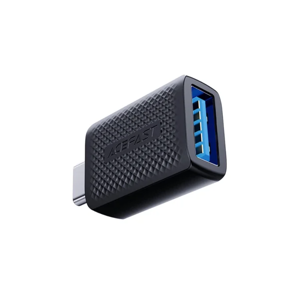 Acefast J1 USB-A 3.0 (moteriškas) į USB-C 3.0 (vyriškas) adapteris 5Gb/s – juodas - Image 4