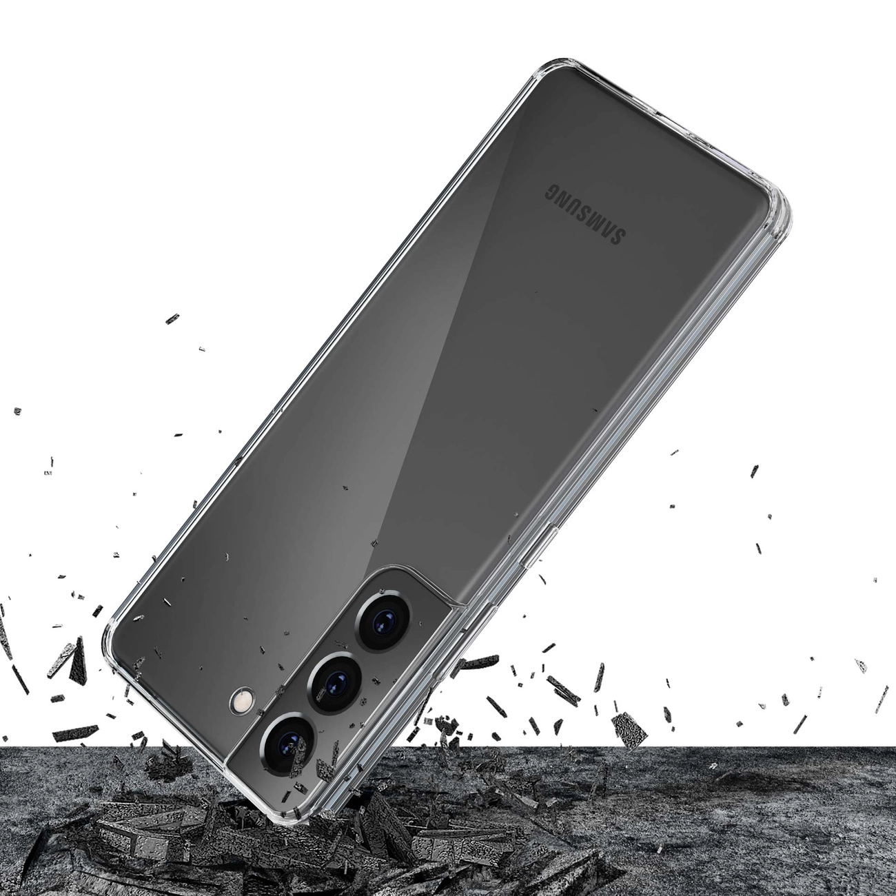 3mk Clear dėklas Samsung Galaxy S22 5G – skaidrus - Image 3