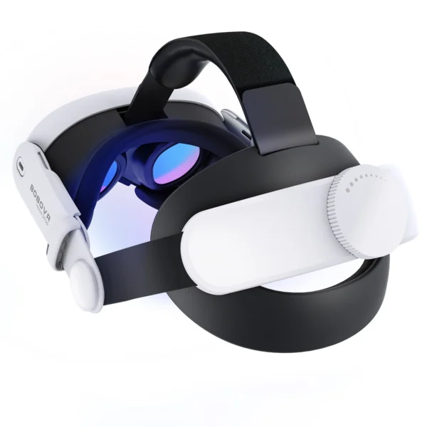 BoboVR M3 Mini amortizacinis dirželis Meta Quest 3 VR akiniams – baltas ir juodas - Image 2