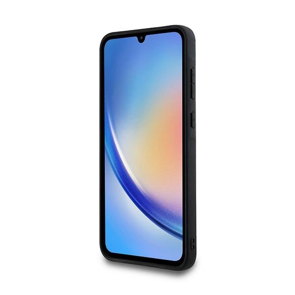 Guess 4G Didelis metalinis logotipas dėklas Samsung Galaxy A35 – rudas - Image 5