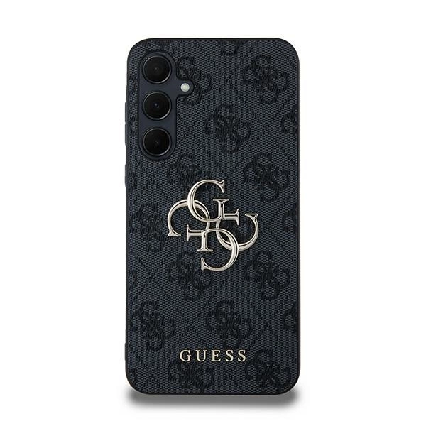 Guess 4G Didelis metalinis logotipas dėklas Samsung Galaxy A35 – juodas - Image 3