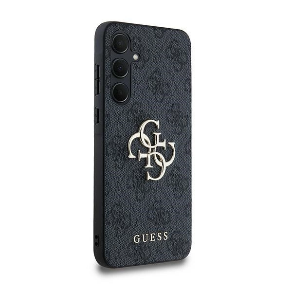 Guess 4G Didelis metalinis logotipas dėklas Samsung Galaxy A35 – juodas - Image 4