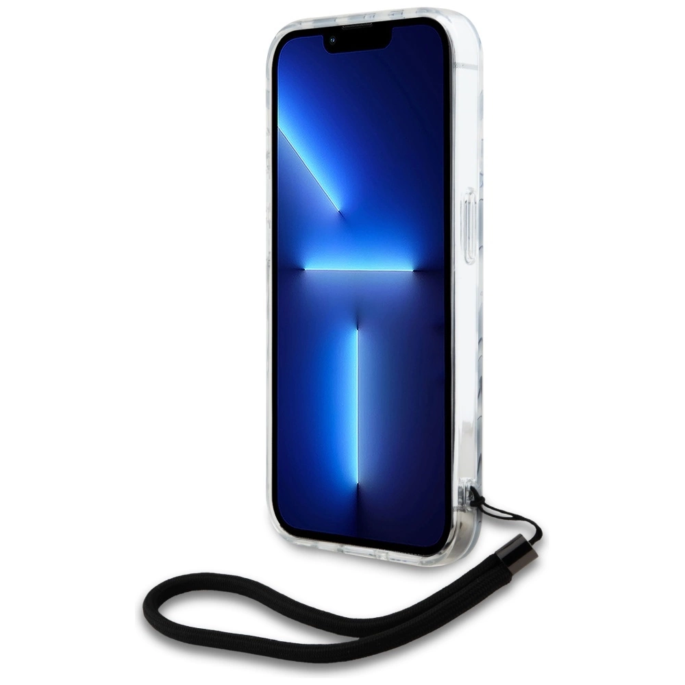 Karl Lagerfeld IML Zebros raštas & laidelis dėklas iPhone 15 Pro – juodas - Image 4