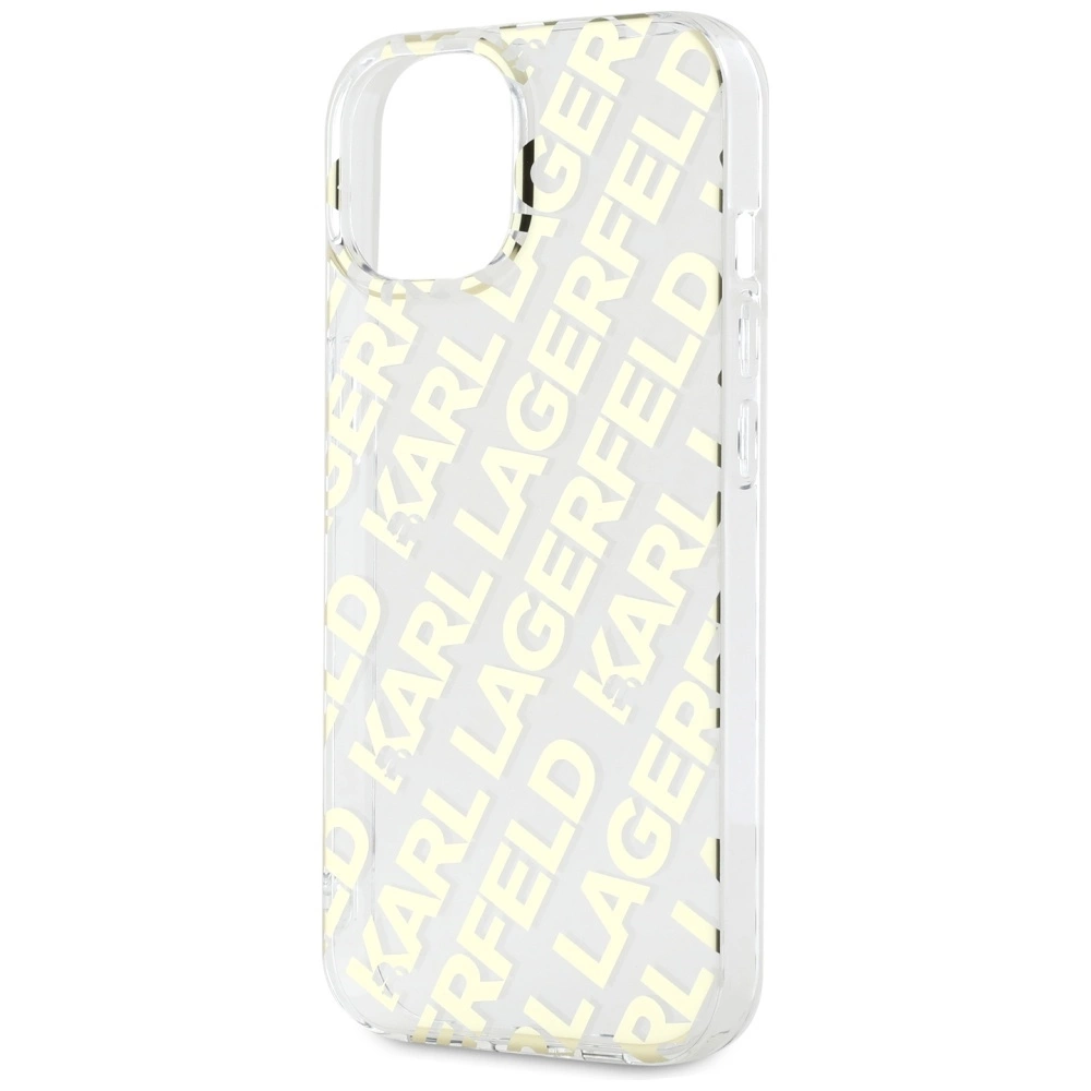 Karl Lagerfeld IML Pilnas logotipas dėklas iPhone 15 / 14 / 13 – auksinis - Image 6