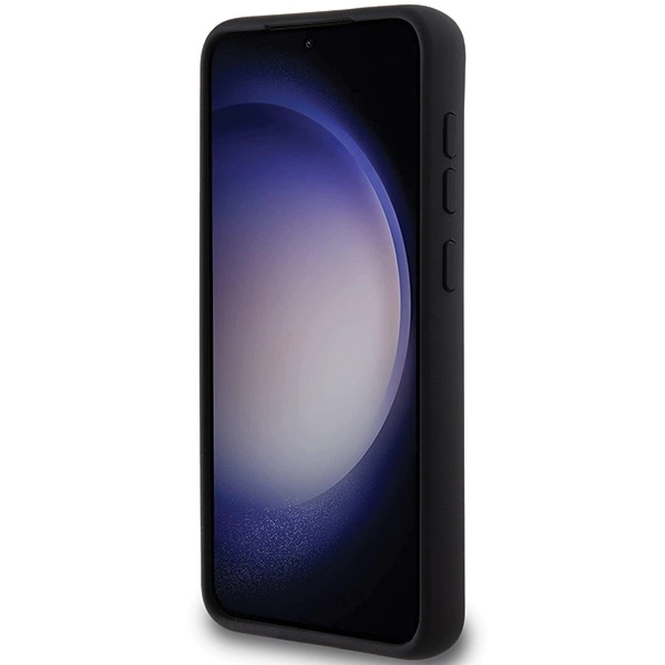 Karl Lagerfeld Silikoninis Karl & Choupette Metalinis smeigtukas dėklas Samsung Galaxy S24+ – juodas - Image 5