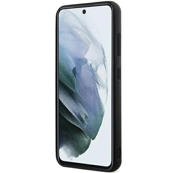 Karl Lagerfeld 3D Guminis Blizgus logotipas dėklas Samsung Galaxy S24 – juodas - Image 5