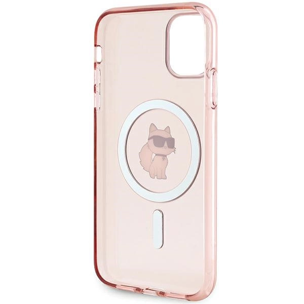 Karl Lagerfeld IML Choupette MagSafe dėklas iPhone 11 / Xr – rožinis - Image 7