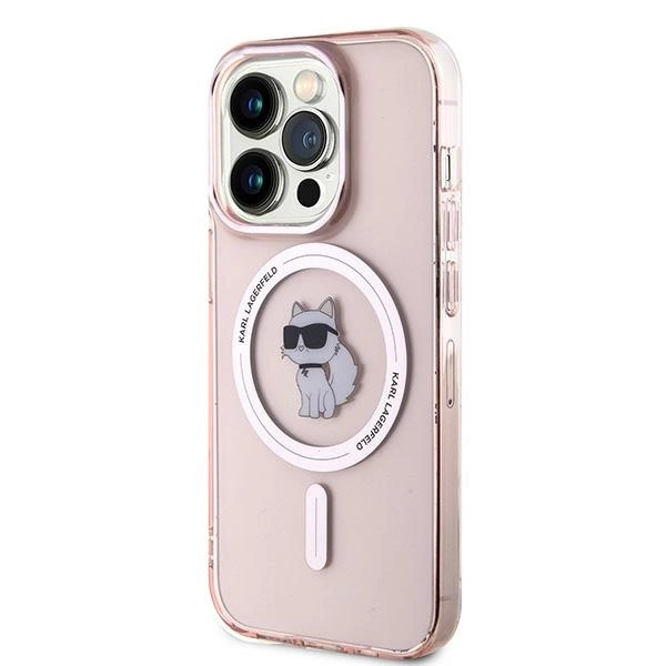 Karl Lagerfeld IML Choupette MagSafe dėklas iPhone 14 Pro – rožinis - Image 2