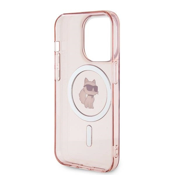 Karl Lagerfeld IML Choupette MagSafe dėklas iPhone 14 Pro – rožinis - Image 7