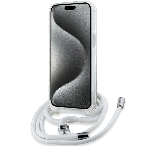 Karl Lagerfeld IML Choupette Head & laidelis MagSafe dėklas iPhone 15 / 14 / 13 – skaidrus - Image 4