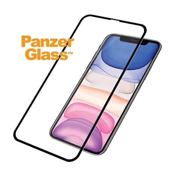 PanzerGlass E2E Super+ grūdintas stiklas, skirtas iPhone XR / 11 – su juodu rėmeliu - Image 2