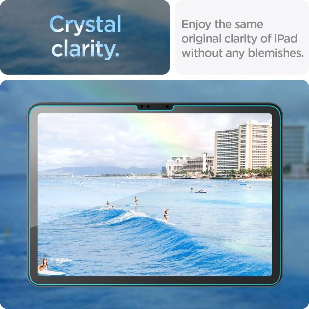 Spigen Glas.tR EZ Fit grūdintas stiklas, skirtas iPad Air 11” 2024 - Image 2