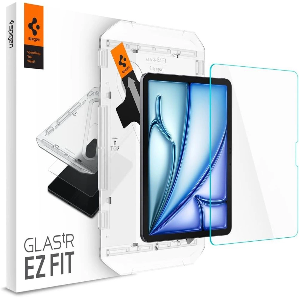 Spigen Glas.tR EZ Fit grūdintas stiklas, skirtas iPad Air 11” 2024 - Image 6