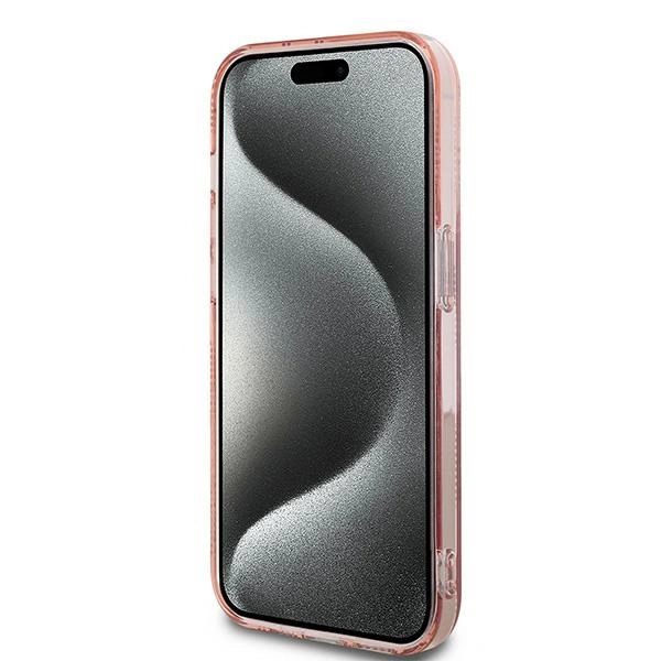 Karl Lagerfeld IML Choupette Head & Monogram dėklas skirtas iPhone 14 Pro Max – rožinis - Image 5