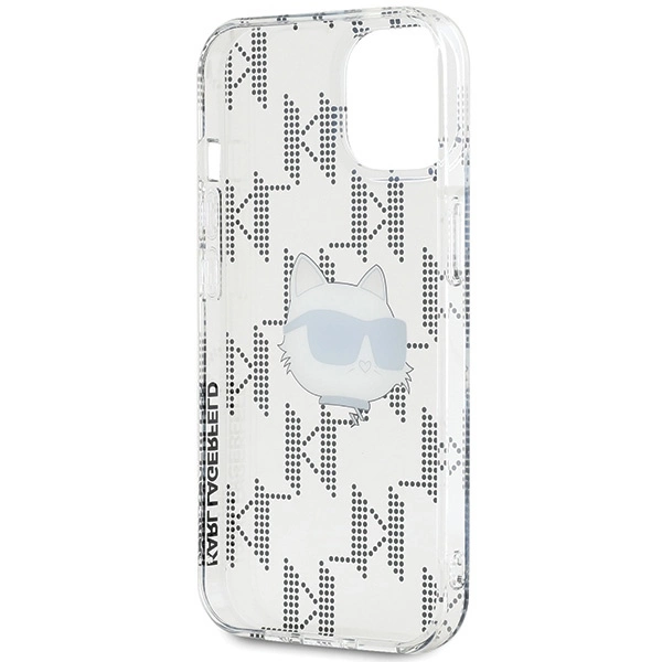 Karl Lagerfeld IML Choupette Head & Monogram dėklas skirtas iPhone 15 / 14 / 13 – permatomas - Image 7