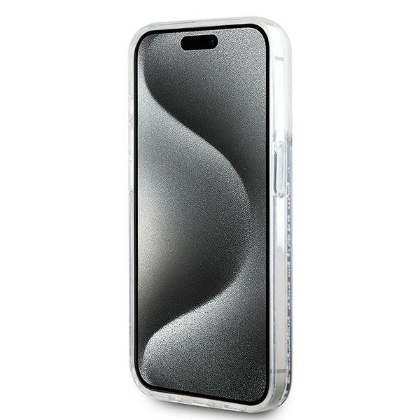 Karl Lagerfeld Liquid Glitter Karl Head MagSafe dėklas skirtas iPhone 15 Pro – permatomas - Image 5
