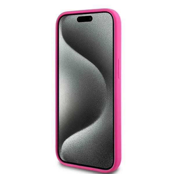 Karl Lagerfeld Silicone Choupette Head MagSafe dėklas skirtas iPhone 15 Plus / 14 Plus – rožinis - Image 5