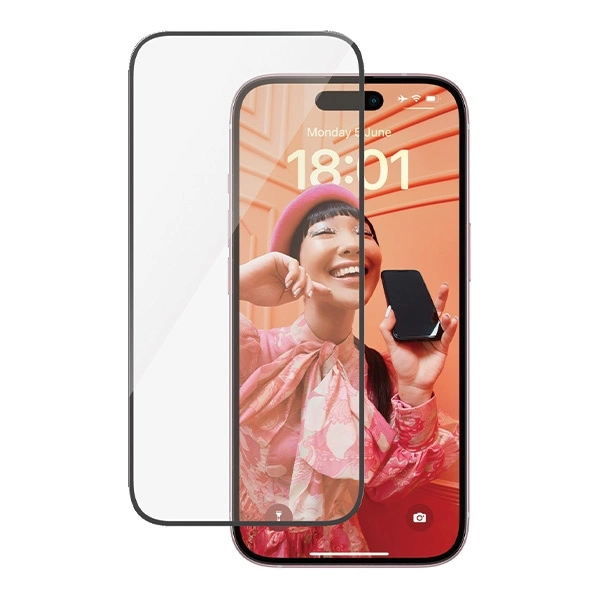 PanzerGlass Bundle 3in1 rinkinys permatomas dėklas + plėvelė + kameros apsauga skirtas iPhone 15 Plus - Image 8