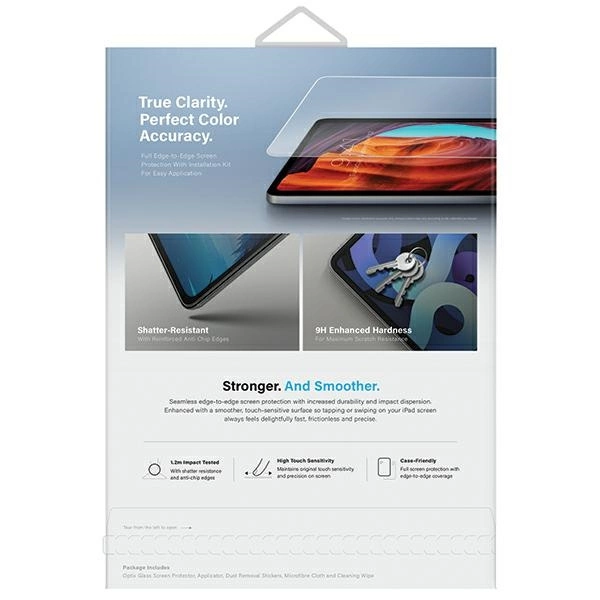 Uniq Optix Skaidrus grūdintas stiklas su aplikatoriumi iPad Pro 11” 2024 - Image 7