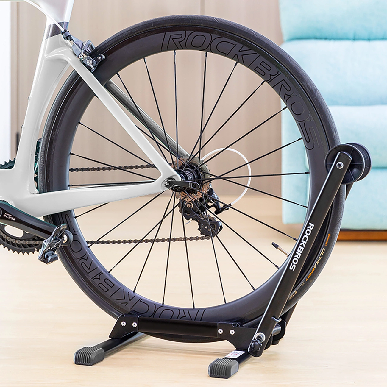 Rockbros 27210001001 sulankstomas dviračio stovelis - juodas - Image 7