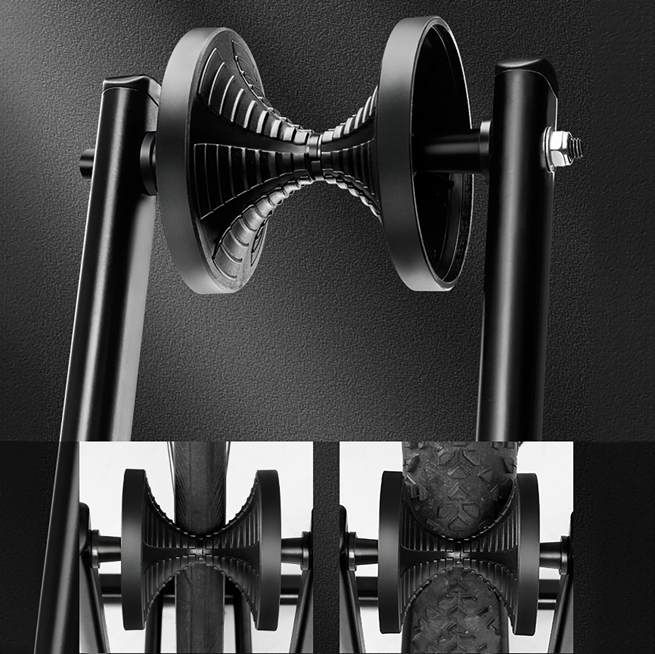 Rockbros 27210001001 sulankstomas dviračio stovelis - juodas - Image 9