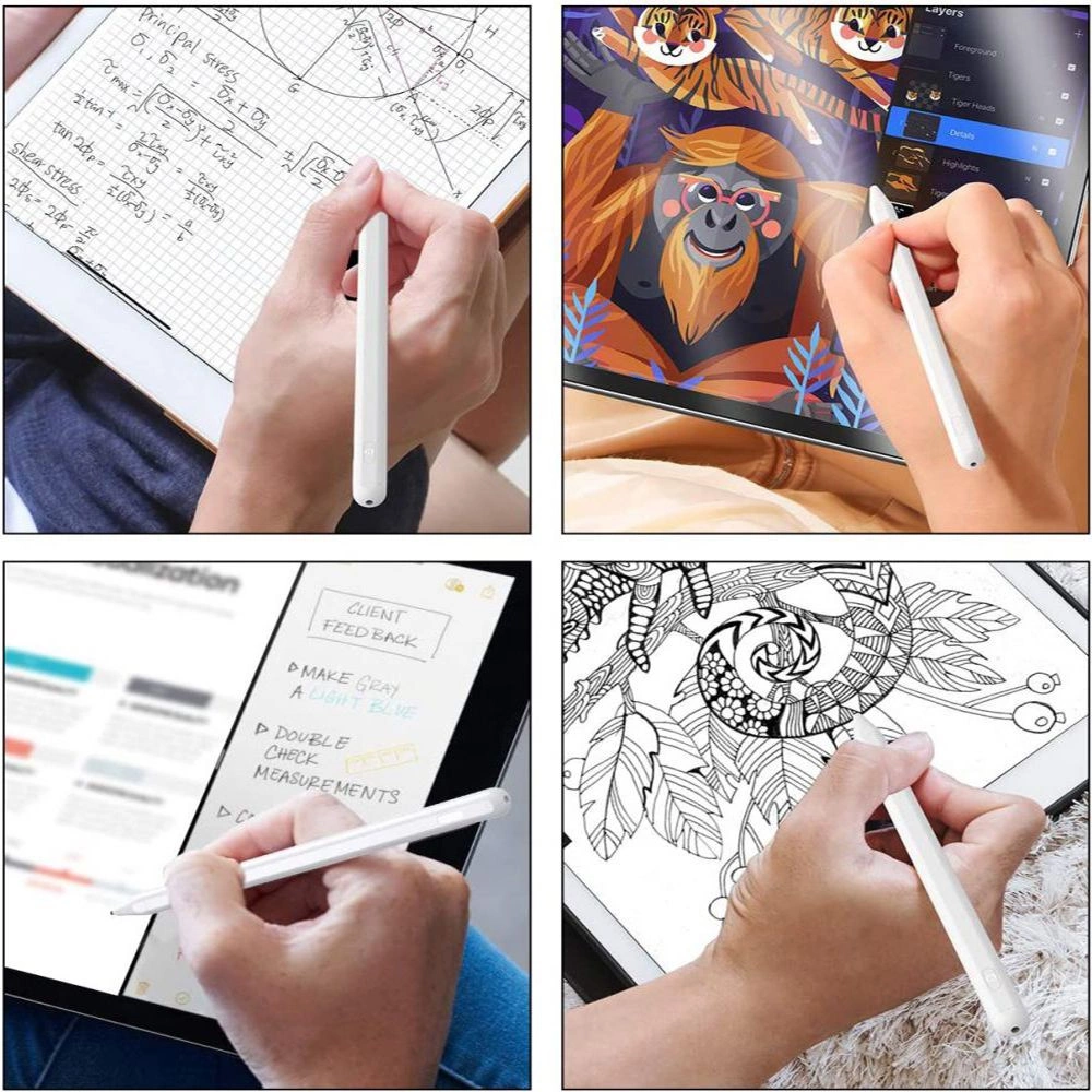 Tech-Protect Digital Stylus magnetinis rašiklis iPad - baltas - Image 8