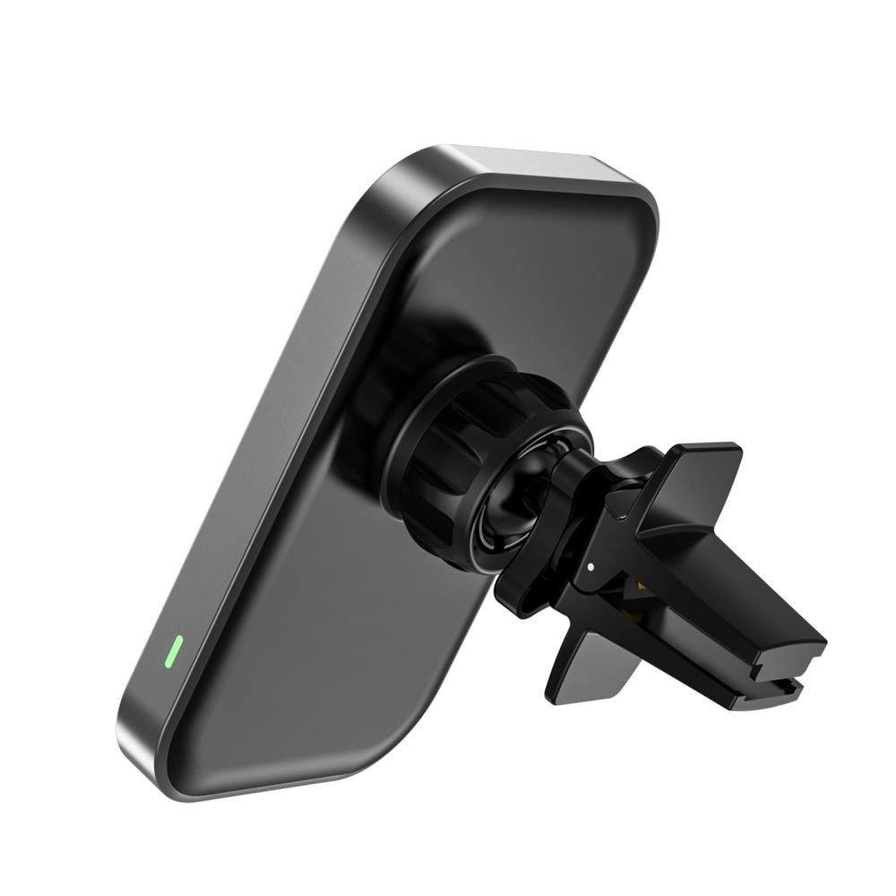 Tech-Protect CW19 MagSafe magnetinis automobilinis laikiklis su 15W indukciniu įkrovikliu oro angai - juodas - Image 4