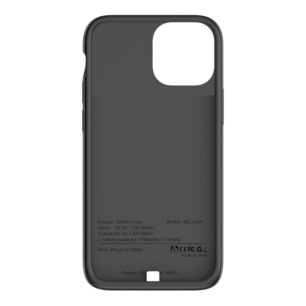 Tech-Protect PowerCase dėklas iPhone 12 mini / 13 mini su 4700mAh powerbank - juodas - Image 4
