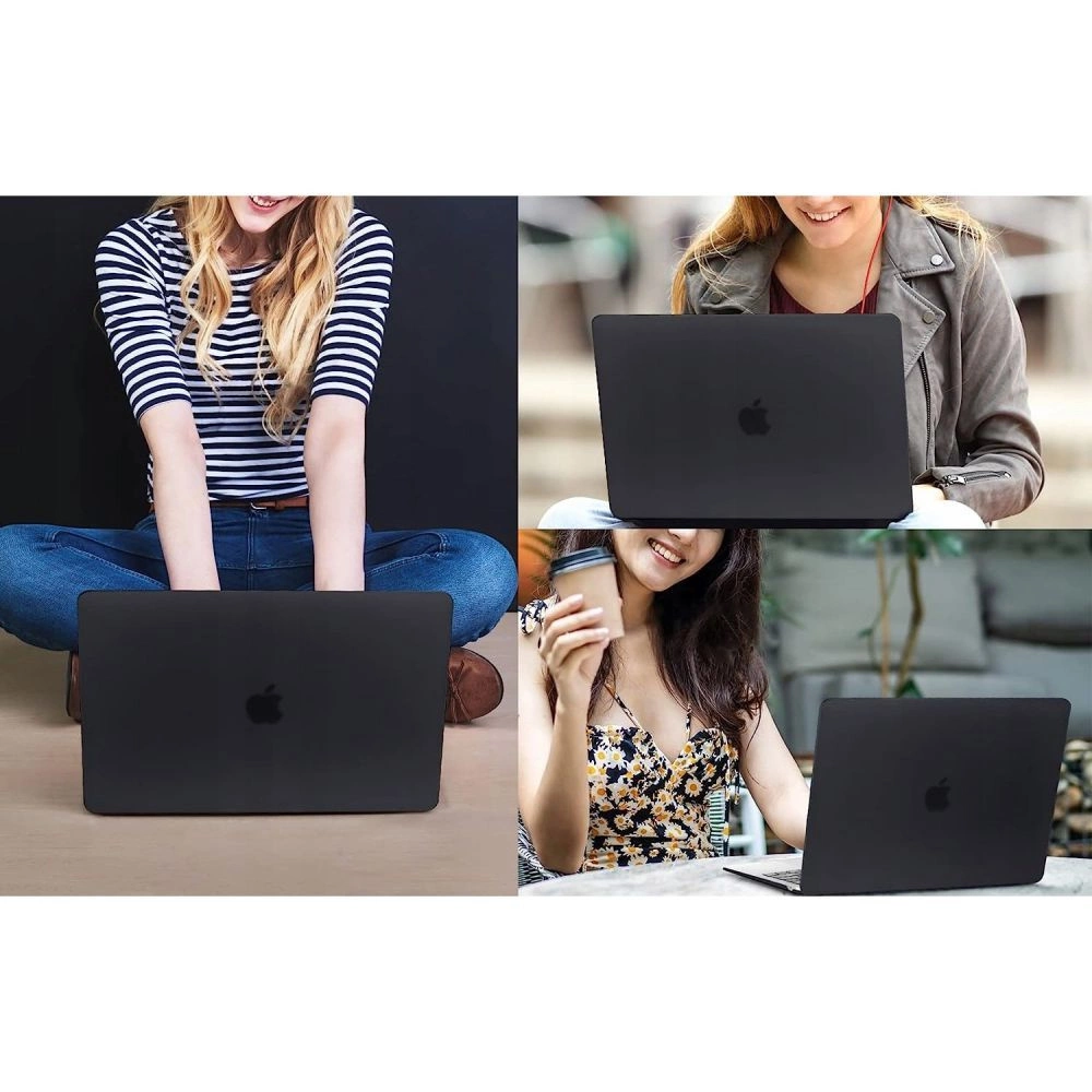 Tech-Protect SmartShell dėklas MacBook Pro 14’’ M1 / M2 / M3 2021-2024 - matinė juoda - Image 7