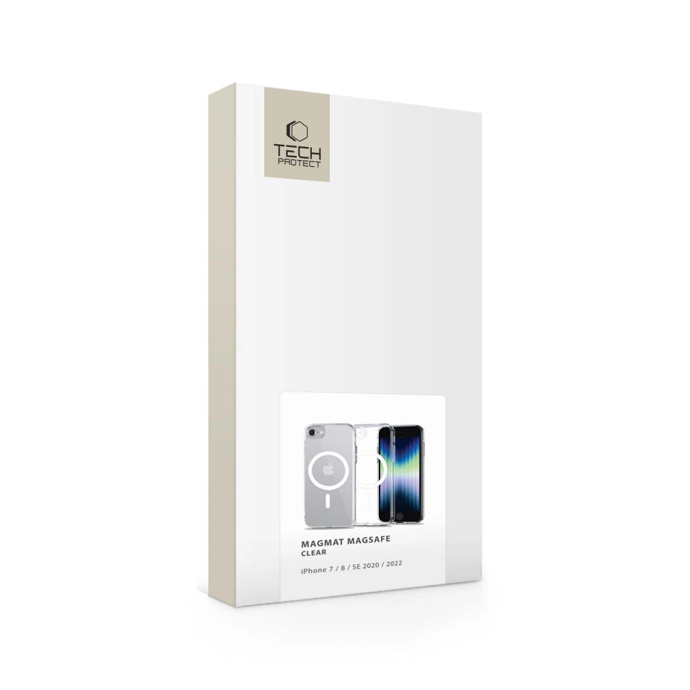 Tech-Protect MagMat MagSafe iPhone 7 / 8 / SE 2020 / 2022 dėklas - skaidrus - Image 2