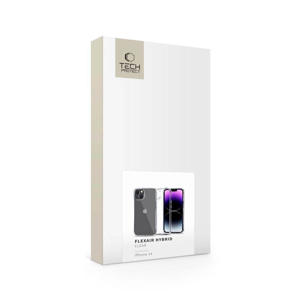 Tech-Protect FlexAir hibridinis dėklas iPhone 14 - skaidrus - Image 2