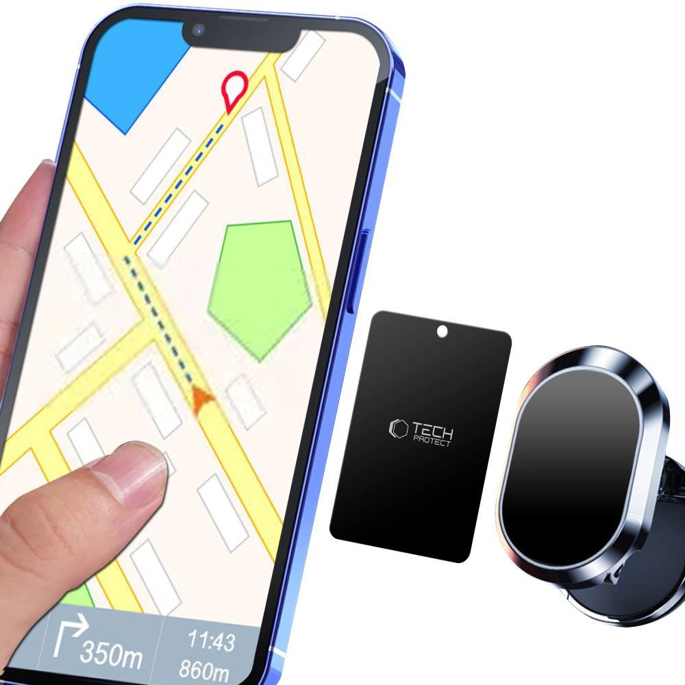 Tech-Protect MetalPlate magnetinės plokštelės automobilio laikikliams - juodos (4 vnt.) - Image 3