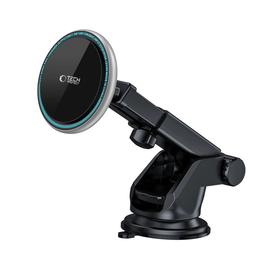 Tech-Protect A2 automobilinis telefono laikiklis su MagSafe 15W indukciniu įkrovikliu panelėje - juodas - Image 3