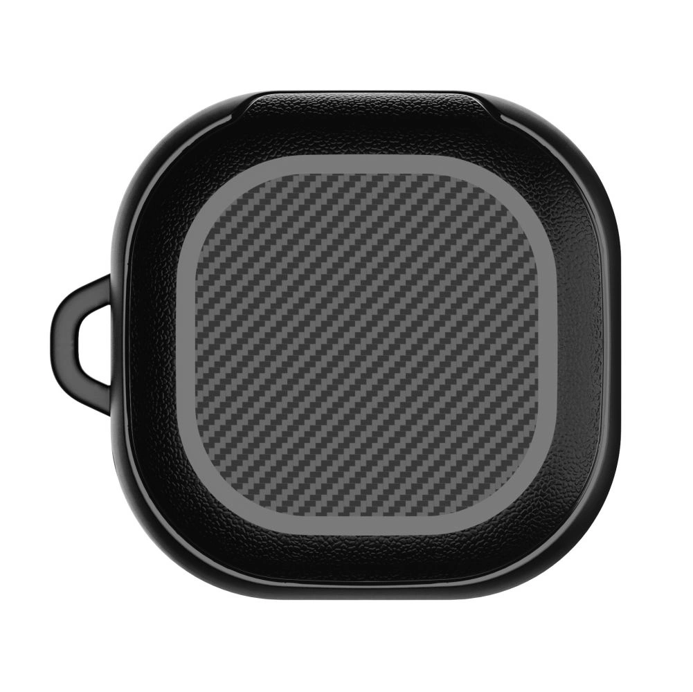 Tech-Protect Rough Carbon dėklas Samsung Galaxy Buds FE / 2 Pro / 2 / Live / Pro - juodas - Image 2