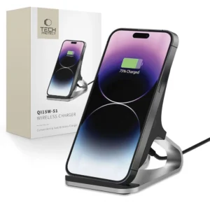 Tech-Protect QI15W-S1 inductive charger 15W in the form of a stand - black