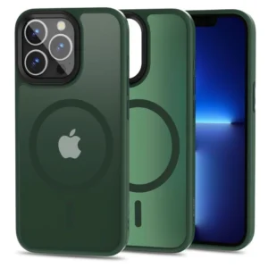 Tech-Protect MagMat MagSafe iPhone 13 Pro Case - Matte Green